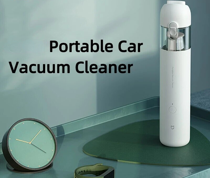 Portable Car Vacuum Cleaner Mini Handheld Wireless Cleaning Cyclone Suction Auto