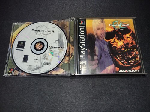 Parasite Eve II 2 Negro Sony Playstation 1 PS1 COMO NUEVO Estado COMPLETO+tarjeta regular! - Imagen 3 de 5