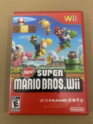 New Super Mario Bros. Wii (Nintendo Wii, 2009) - CIB - Tested