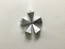 50 piezas. PULNERADEROS PIRAMIDALES 3 OZ, PLOMO, PESCA, PESAS, ENVÍO GRATUITO