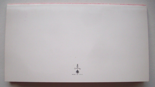 Golden coach ride through town embossed vintage Christmas Greeting Card *HH7 - 第 3/3 張圖片