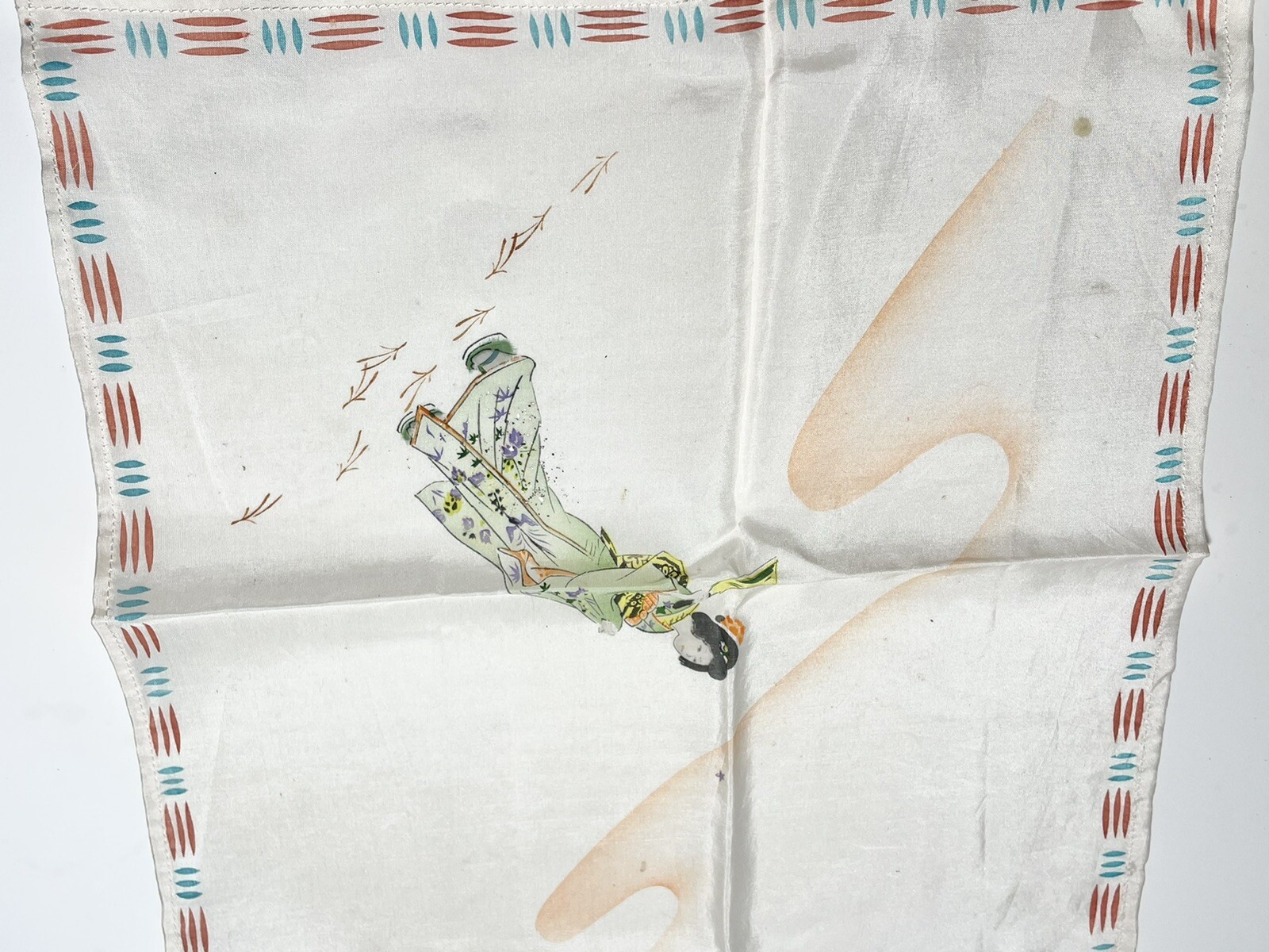 2 Vintage Japanese Napkins eBay