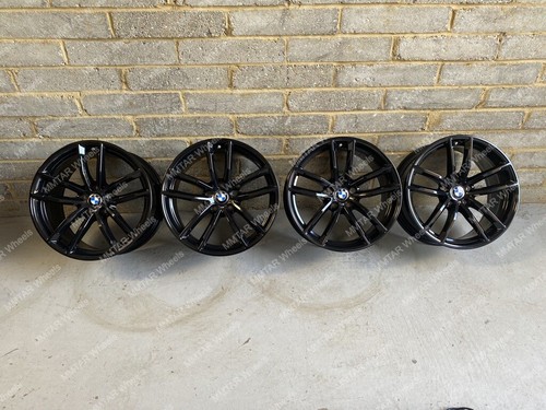 Genuine 18" BMW 5 Series G30 3 Series 4 Series 662m Black Alloy Wheels - Picture 2 of 5