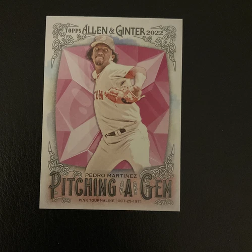 2022 Allen and Ginter Pitching A Gem #PAG-20 Pedro Martinez  - Boston Red Sox