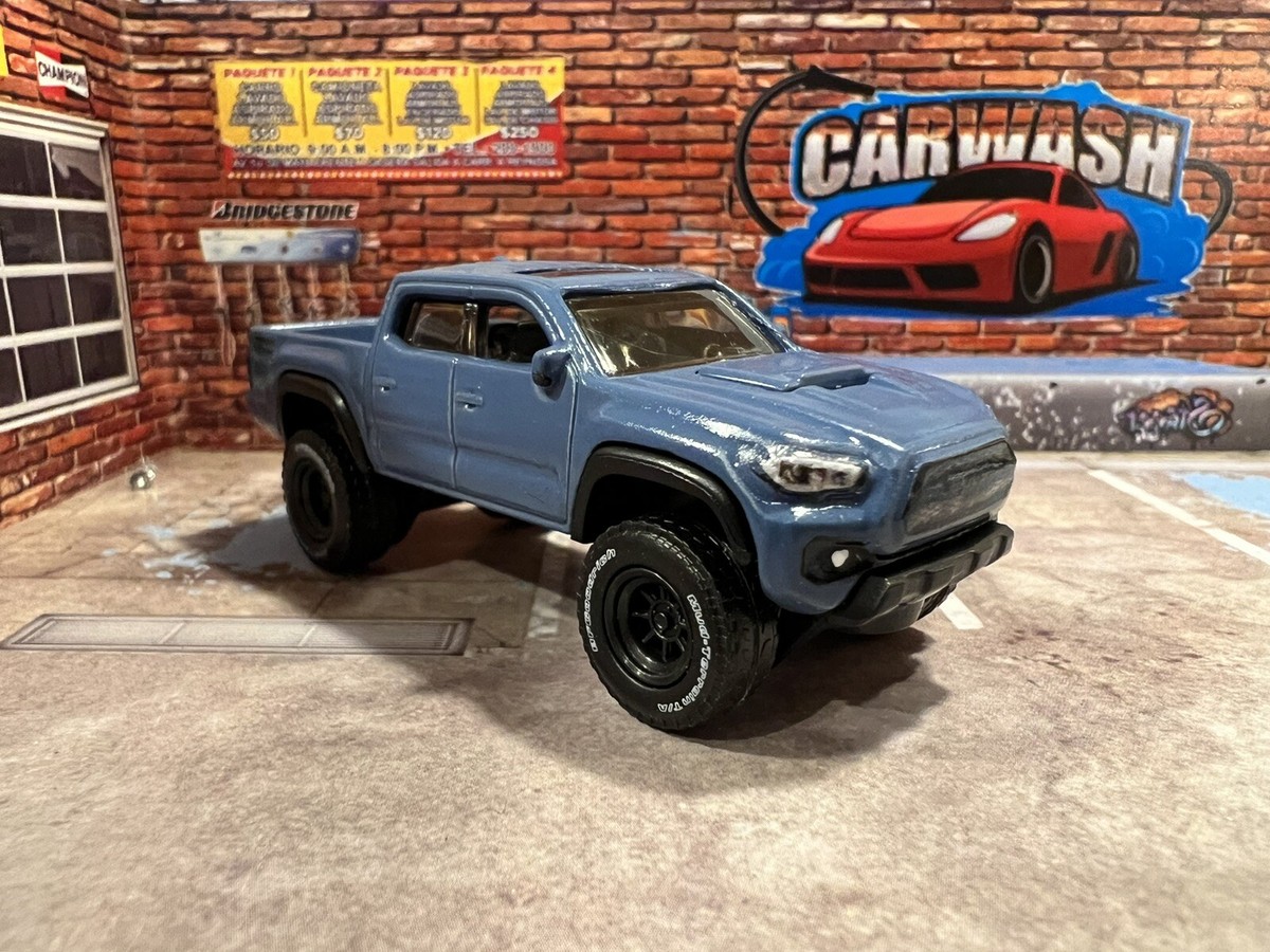 2022 Hot Wheels 20' TOYOTA TACOMA Custom Calvary Blue Paint
