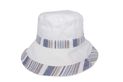 ladies linen sun hat