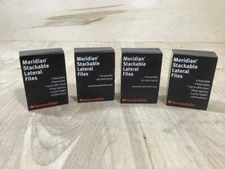 4 Vintage Herman Miller MERIDIAN Stackable Files Promo Stackable Blocks 4 Colors