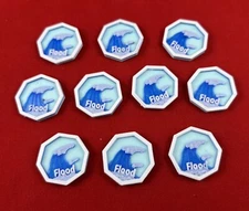 Flood Counters (10) - Compatible with Universal Counters Set for Magic