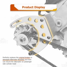 Alternator Bracket Short Water Pump For Chevy Big Block 396 427 454 BBC EWP SWP