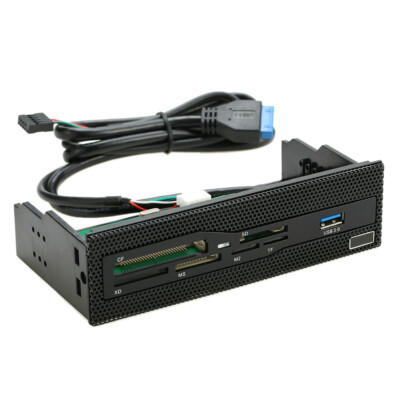 5.25'' Media Multi-Function Dashboard USB 3.0 Front Panel Internal Card Reader