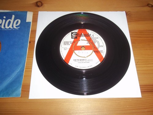 THE SPARTANS Can you waddle ? UK 1962 STATESIDE 45SS-117 7" A DEMO - Picture 3 of 6