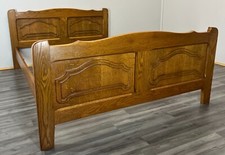 Vintage French oak Double  Bed (LOT 2991)