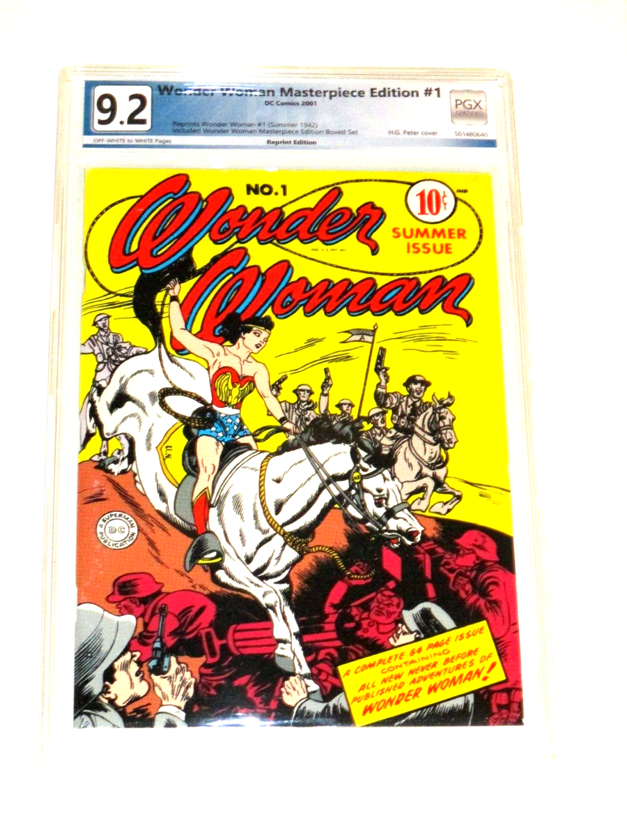 【アメコミ裁断済み】DC 9冊セット WONDER WOMAN #1 DC MASTERPIECES REPRINT ED 1ST APPEARANCE PGX 2001