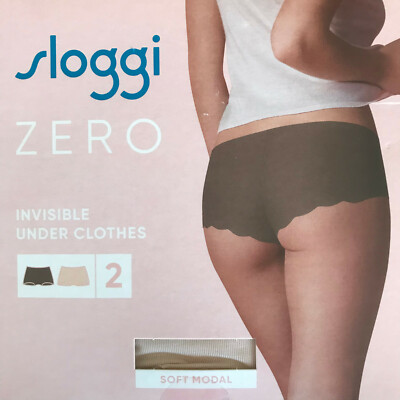 Sloggi Women's ZERO Modal H Shorts Knickers 2 Pack 10185223
