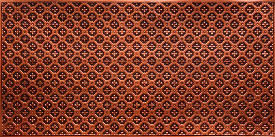 Rollo de salpicadero decorativo de PVC de hojalata sintética - WC25 - Rollo de salpicadero de PVC pegamento Foto 2 de 4