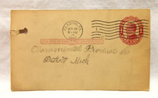 UX24 WILLIAM McKINLEY POSTAL CARD POSTMARKED 1915