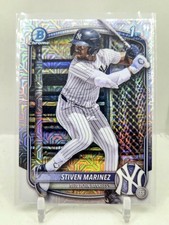 2025 Bowman Chrome 1st Stiven Martinez HTA Mojo Silver Refractor SP RC ROOKIE A