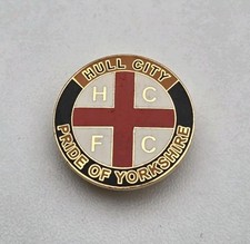 RARE HULL CITY PRIDE OF YORKSHIRE PIN BADGE