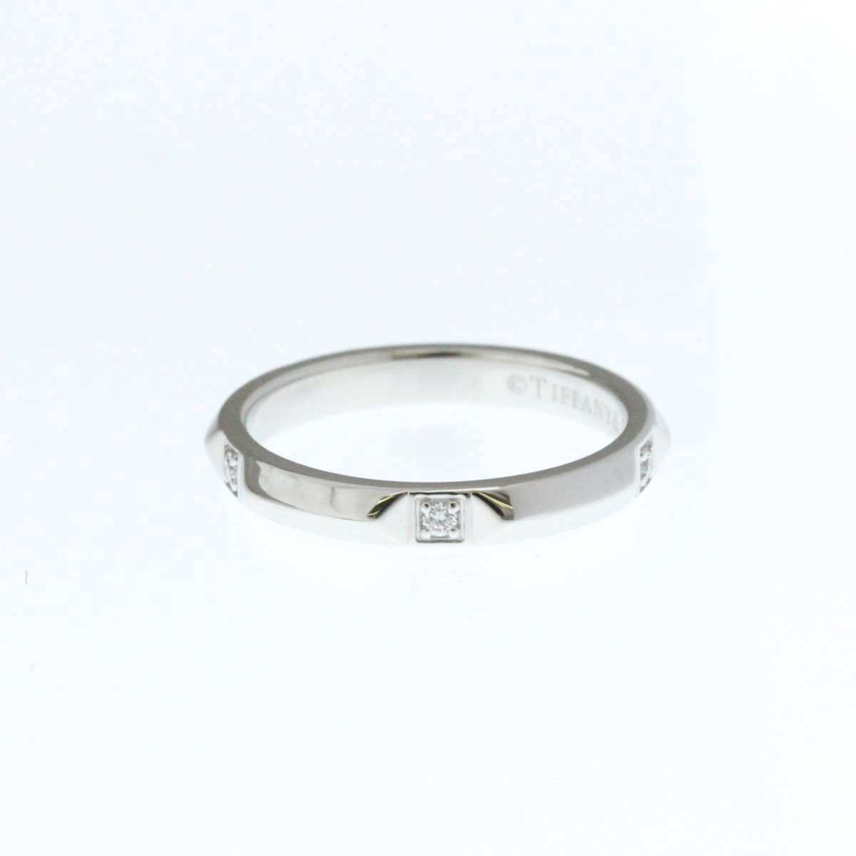 White Gold Tiffany True Diamond Ring Tiffany True Band Diamond