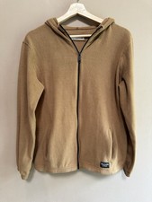 Abercrombie Kids Full Zip Up Fleece Hoodie Sweatshirt Brown Size 15/16 Kids XL