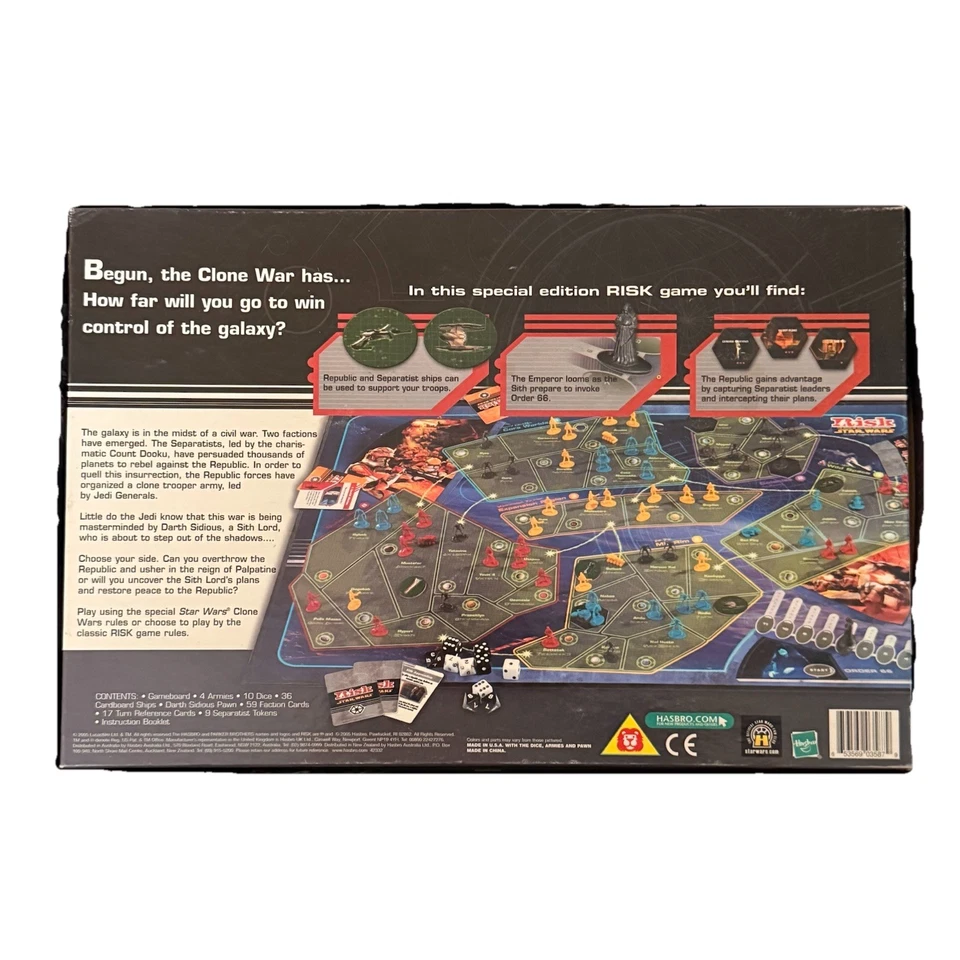 Risk - Star Wars Clone Wars Edition Board Game - Parker Brothers 2005 - Image 2 of 3