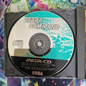 Sega Mega-CD Cobra Command & Sol Feace Game With Manuals