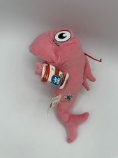 New Nanco Dr Seuss Cat in the Hat Pink FISH 8" Plush Official Movie Merch 2003