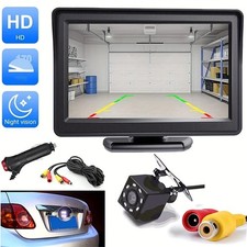 Car Rear View Backup Camera Reverse HD Parking Night Vision With 4.3" Monitor