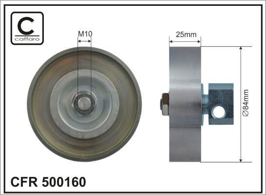 4x ✅Fits CAFFARO ROLKI NAPINACZY 500160 TENSIONER ROLLER 84X10X25 BE ⭐UK Seller⭐
