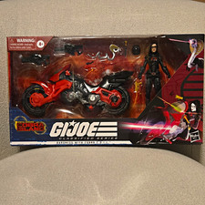 Hasbro G.I. Joe Classified Series Baroness w  Cobra C.O.I.L. Motorbike