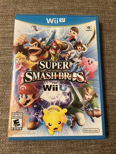 Super Smash Bros. (Wii U, 2014) - Nintendo - CIB - with Manual - Tested