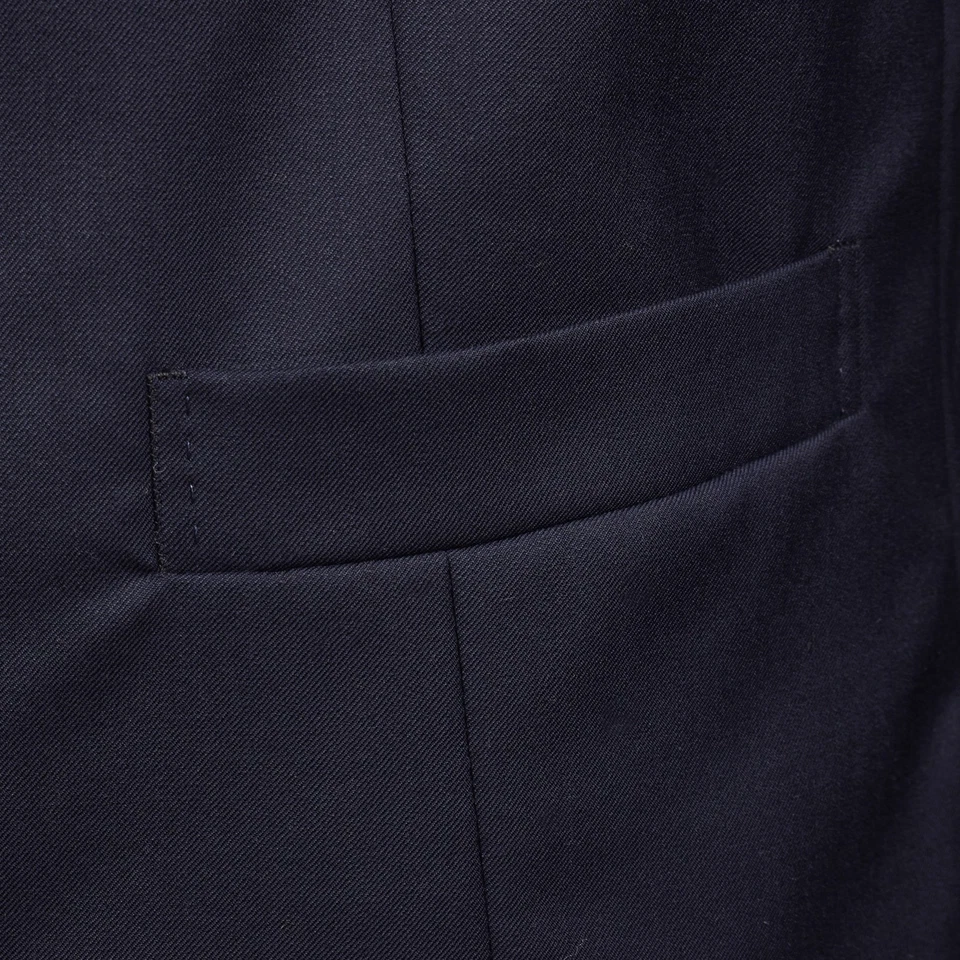 BRUNELLO CUCINELLI MEN'S VIRGIN WOOL BLEND CASUAL OR FORMAL NAVY BLUE VEST  NWT - Image 3 of 3