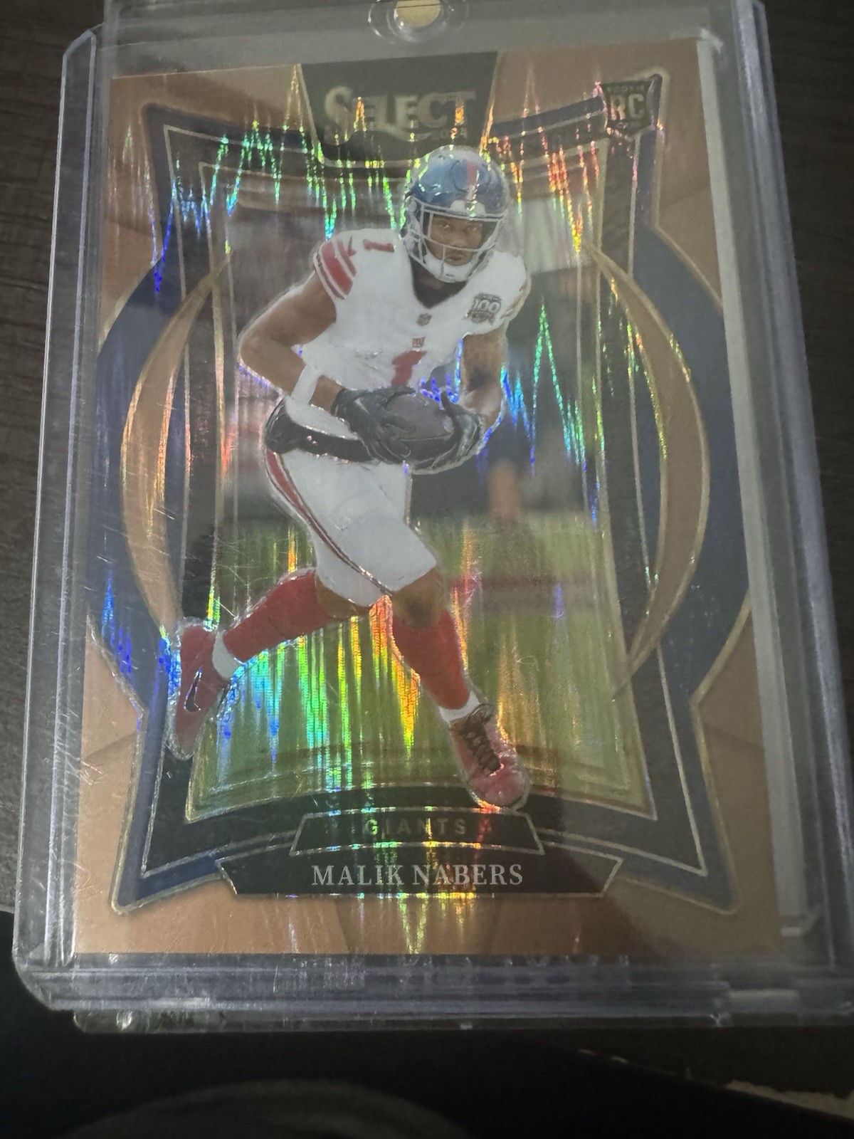 2024 Panini Select - Concourse Malik Nabers #29 Copper Shock Prizm /299 (RC)