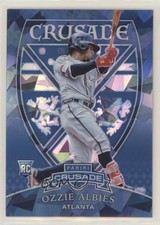 2018 Panini Chronicles Crusade Blue Ice Prizm 6/149 Ozzie Albies #25 4wv