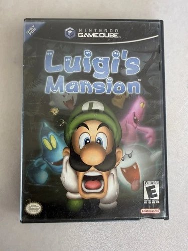 Luigi's Mansion Black Label (Nintendo GameCube) No Manual. Tested