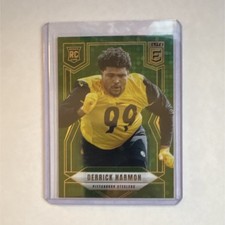 Panini Donruss Elite Rookie Green Parallel #162 Derrick Harmon Steelers NFL