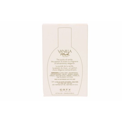 Coty Vanille Moschus Köln Spray 50ml für Frauen