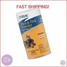 Zodiac Flea Tick Powder for Dogs, Puppies, Cats Kittens beige Small