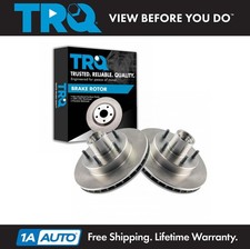TRQ Front Brake Rotor Pair Kit of 2 for Chevy GMC Buick Pontiac Oldsmobile