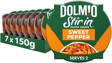 Dolmio Stir In Sweet Pepper Pasta Sauce, Bulk Multipack 7 x 150 g pots