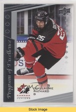 2021 Upper Deck Team Canada Juniors Guillaume Richard #137 READ a4i