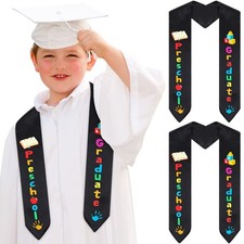 2 Pcs 2025 Preschool Graduation Stole Kindergarten Sash Gift Kids Ceremony