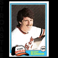 1981 Topps Scott Mcgregor #65 Baltimore Orioles ⚾ Baseball Card