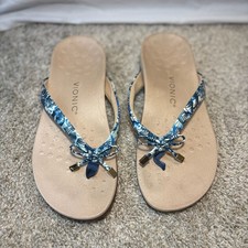 Vionic Bella II Tropical Print Bow Thong Sand...
