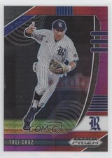 2020 Panini Prizm Draft Picks Red & Purple Hyper Prizm Trei Cruz #PDP73 1u6