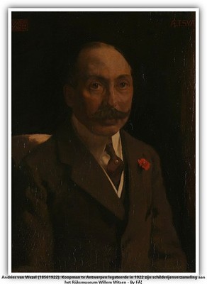 Andries van Wezel (18561922). Koopman te Antwerpen legateerde in 1922 zijn schil