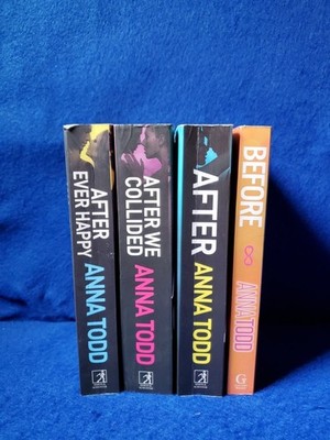 Anna Todd After Series 4 Paperback Book Lot  After We Collided Ever Happy Before