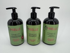 Mielle Organics Rosemary Mint Strengthening Leave In Conditioner Shampoo 12oz