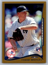 2014 Topps Update #US-171 Chase Whitley Gold #/2014