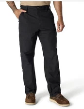 NWT Carhartt Men’s Black Canvas Loose Fit Utility Work Carpenter Pants 36x32 